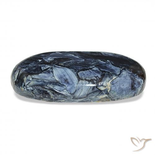 14.82カラットの天然マルチカラーピーターサイト、楕円形、オペーク