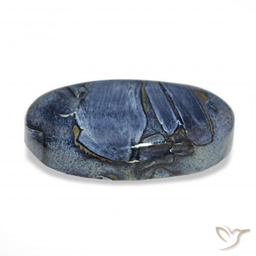 10.40カラットの天然マルチカラーピーターサイト、楕円形、オペーク