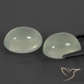Shop natural 5.18ct Olive Green  プレナイト gems, 楕円形, from 南アフリカ at GemSelect. In stock, global shipping!