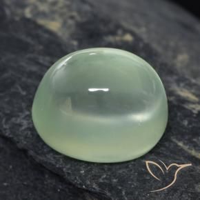 2.61カラットの天然Light Green プレナイト、楕円形、透明