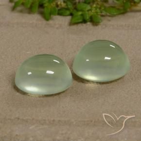 Shop natural 5.20ct Yellow Green  プレナイト gems, 楕円形, from 南アフリカ at GemSelect. In stock, global shipping!