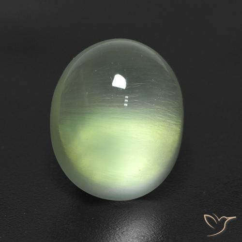 2.72ct 天然 Yellow Green  プレナイト, 楕円形, 透明