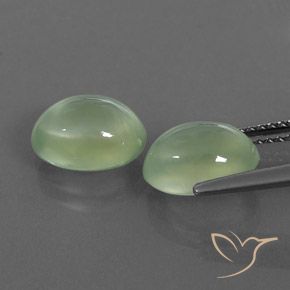 Shop natural 4.83ct Light Yellow Green  プレナイト gems, 楕円形, from 南アフリカ at GemSelect. In stock, global shipping!