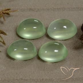 Shop natural 6.06ct Yellow Green  プレナイト gems, 楕円形, from 南アフリカ at GemSelect. In stock, global shipping!