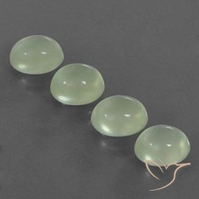 Shop natural 8.93ct Pale Pear Green  プレナイト gems, 楕円形, from 南アフリカ at GemSelect. In stock, global shipping!