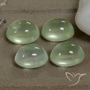 Shop natural 7.69ct Yellow Green  プレナイト gems, 楕円形, from 南アフリカ at GemSelect. In stock, global shipping!