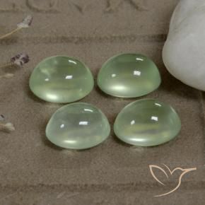 Shop natural 7.69ct Yellow Green  プレナイト gems, 楕円形, from 南アフリカ at GemSelect. In stock, global shipping!