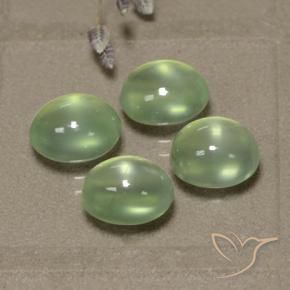 Shop natural 8.03ct Very Light Green  プレナイト gems, 楕円形, from 南アフリカ at GemSelect. In stock, global shipping!