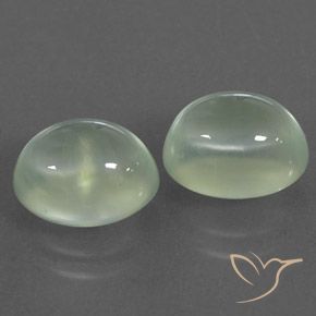 Shop natural 5.22ct 薄いイエローグリーン プレナイト gems, 楕円形, from 南アフリカ at GemSelect. In stock, global shipping!