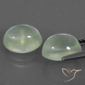 Shop natural 5.22ct 薄いイエローグリーン プレナイト gems, 楕円形, from 南アフリカ at GemSelect. In stock, global shipping!