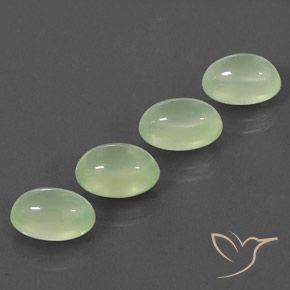 Shop natural 9.02ct Pale Pear Green  プレナイト gems, 楕円形, from 南アフリカ at GemSelect. In stock, global shipping!