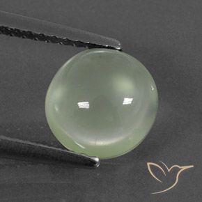 1.86ct 天然 Pale Green  プレナイト, ラウンド, 透明/半透明