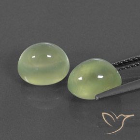 Shop natural 5.57ct Light Green  プレナイト gems, 楕円形, from 南アフリカ at GemSelect. In stock, global shipping!