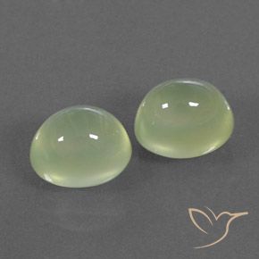 Shop natural 4.71ct Medium Green  プレナイト gems, 楕円形, from 南アフリカ at GemSelect. In stock, global shipping!