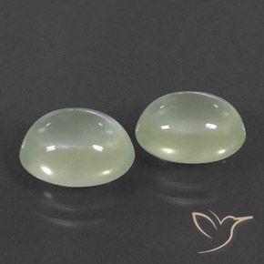 Shop natural 6.09ct Olive Green  プレナイト gems, 楕円形, from 南アフリカ at GemSelect. In stock, global shipping!