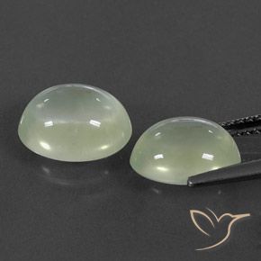 Shop natural 6.09ct Olive Green  プレナイト gems, 楕円形, from 南アフリカ at GemSelect. In stock, global shipping!