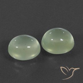 Shop natural 5.39ct Medium Green  プレナイト gems, 楕円形, from 南アフリカ at GemSelect. In stock, global shipping!