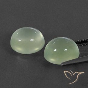 Shop natural 5.39ct Medium Green  プレナイト gems, 楕円形, from 南アフリカ at GemSelect. In stock, global shipping!