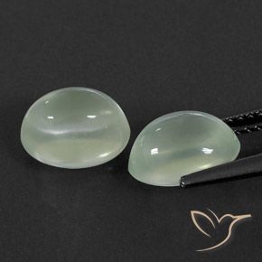 Shop natural 4.75ct Light Green  プレナイト gems, 楕円形, from 南アフリカ at GemSelect. In stock, global shipping!