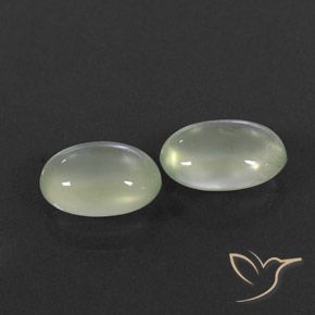 Shop natural 3.52ct Pale Green  プレナイト gems, 楕円形, from 南アフリカ at GemSelect. In stock, global shipping!