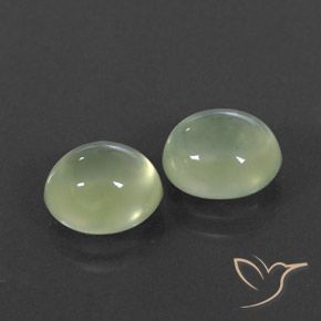 Shop natural 4.87ct Pale Green  プレナイト gems, 楕円形, from 南アフリカ at GemSelect. In stock, global shipping!