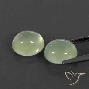 Shop natural 4.87ct Pale Green  プレナイト gems, 楕円形, from 南アフリカ at GemSelect. In stock, global shipping!