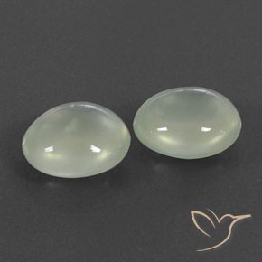 Shop natural 5.53ct Olive Green  プレナイト gems, 楕円形, from 南アフリカ at GemSelect. In stock, global shipping!