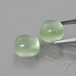Shop natural 5.68ct 非常に薄い緑 プレナイト gems, ラウンド, from 南アフリカ at GemSelect. In stock, global shipping!