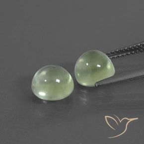 Shop natural 4.19ct 薄いペアーグリーン プレナイト gems, ラウンド, from 南アフリカ at GemSelect. In stock, global shipping!