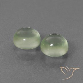 Shop natural 5.09ct 薄いグリーン プレナイト gems, ラウンド, from 南アフリカ at GemSelect. In stock, global shipping!