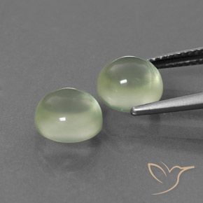 Shop natural 5.09ct 薄いグリーン プレナイト gems, ラウンド, from 南アフリカ at GemSelect. In stock, global shipping!