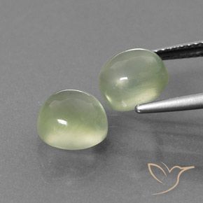 Shop natural 5.93ct 灰色がかった緑 プレナイト gems, ラウンド, from 南アフリカ at GemSelect. In stock, global shipping!