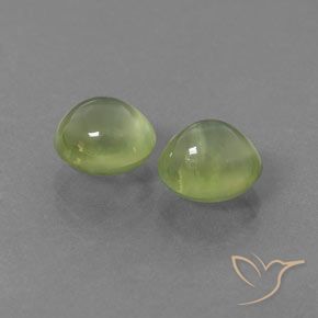 Shop natural 4.21ct ペアーグリーン プレナイト gems, 楕円形, from 南アフリカ at GemSelect. In stock, global shipping!