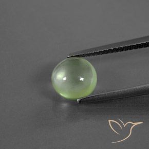 1.90ct 天然 ライムグリーン プレナイト, ラウンド, 透明