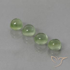 Shop natural 6.22ct イエローグリーン プレナイト gems, ラウンド, from 南アフリカ at GemSelect. In stock, global shipping!