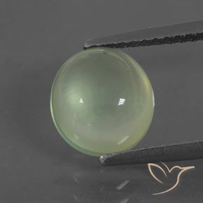 2.15ct 天然 ライトグリーン プレナイト, 楕円形, 透明