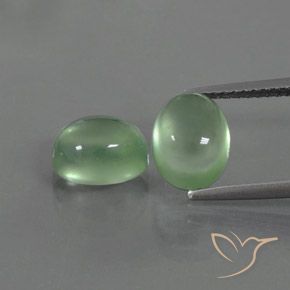 Shop natural 4.98ct ウォームグリーン プレナイト gems, 楕円形, from 南アフリカ at GemSelect. In stock, global shipping!