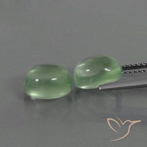 Shop natural 4.98ct ウォームグリーン プレナイト gems, 楕円形, from 南アフリカ at GemSelect. In stock, global shipping!