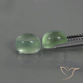 Shop natural 4.82ct ライトグリーン プレナイト gems, 楕円形, from 南アフリカ at GemSelect. In stock, global shipping!