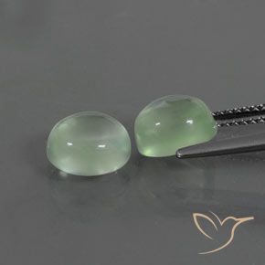 Shop natural 4.73ct 非常に薄い緑 プレナイト gems, 楕円形, from 南アフリカ at GemSelect. In stock, global shipping!