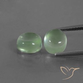 Shop natural 4.79ct ウォームグリーン プレナイト gems, 楕円形, from 南アフリカ at GemSelect. In stock, global shipping!