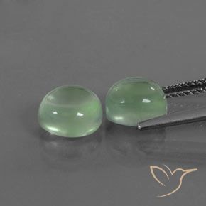 Shop natural 4.79ct ウォームグリーン プレナイト gems, 楕円形, from 南アフリカ at GemSelect. In stock, global shipping!