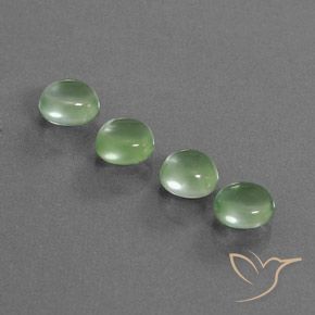 Shop natural 5.58ct ライムグリーン プレナイト gems, 楕円形, from 南アフリカ at GemSelect. In stock, global shipping!