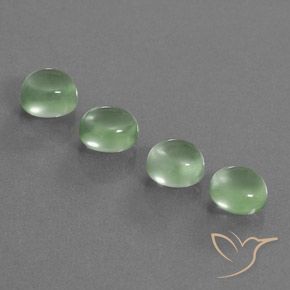 Shop natural 7.45ct ウォームグリーン プレナイト gems, 楕円形, from 南アフリカ at GemSelect. In stock, global shipping!