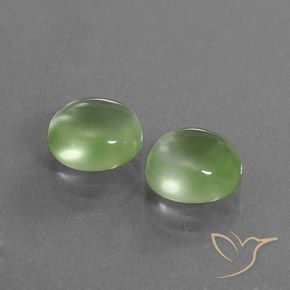 Shop natural 5.02ct 黄みがかったグリーン プレナイト gems, 楕円形, from 南アフリカ at GemSelect. In stock, global shipping!