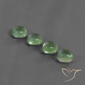 Shop natural 5.49ct ペアーグリーン プレナイト gems, 楕円形, from 南アフリカ at GemSelect. In stock, global shipping!