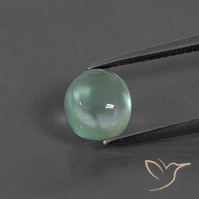 2.30ct 天然 ミントグリーン プレナイト, 楕円形, 透明
