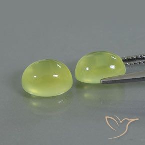 Shop natural 5.62ct 薄いレモンイエロー プレナイト gems, 楕円形, from 南アフリカ at GemSelect. In stock, global shipping!