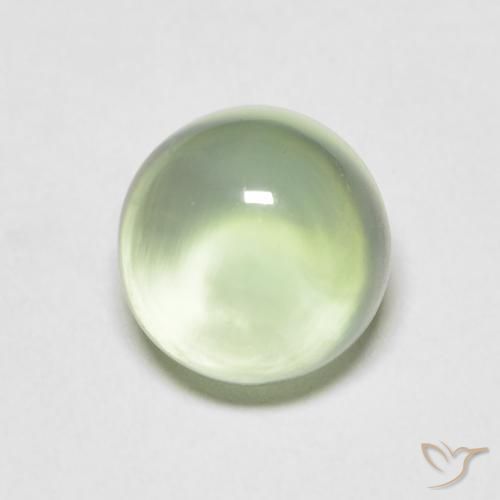2.34ct 天然 ライトグリーン プレナイト, ラウンド, 透明