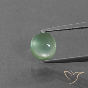2.40ct 天然 薄いミント プレナイト, 楕円形, 透明
